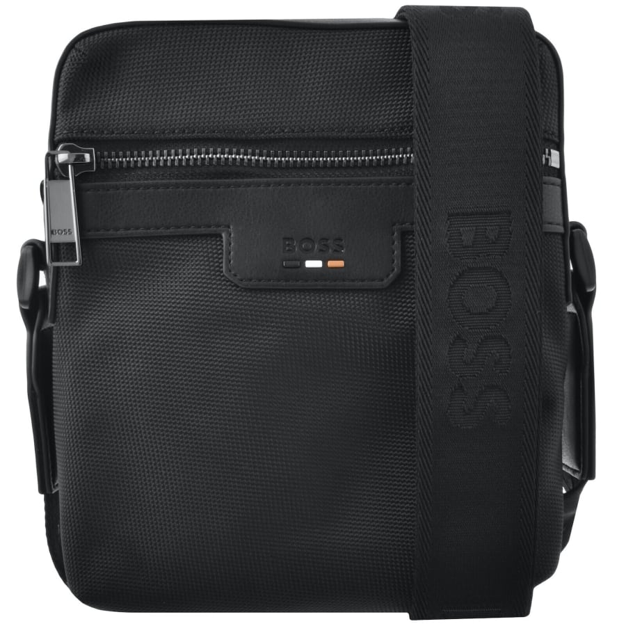 BOSS Ray Zip Bag Black | Mainline Menswear x